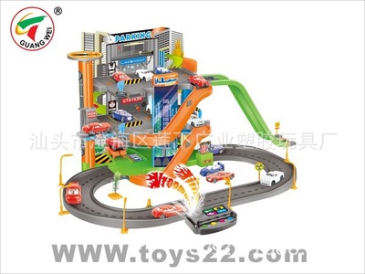 批發DIY益智玩具 P2688D軌道停車場 激發創造力與無限樂趣